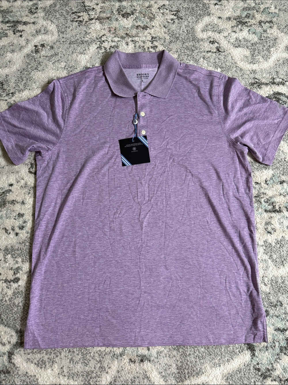 Men’s Brooks Brothers Purple Polo Size Large